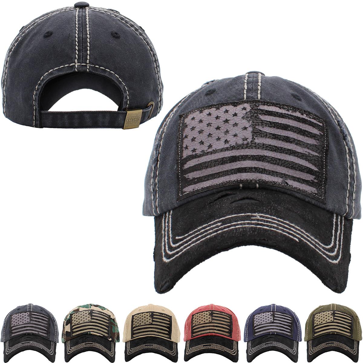 FLAG Patch Vintage Cap